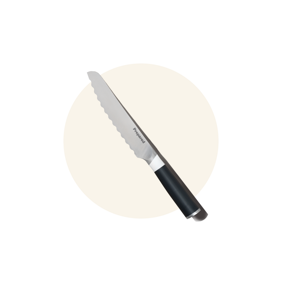 The serrated Bread Knife in Ash Color
