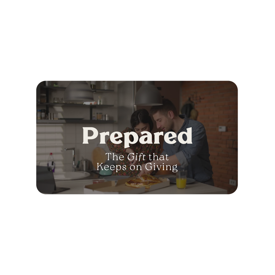Prepared Gift Card