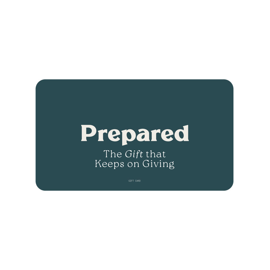 Prepared Gift Card